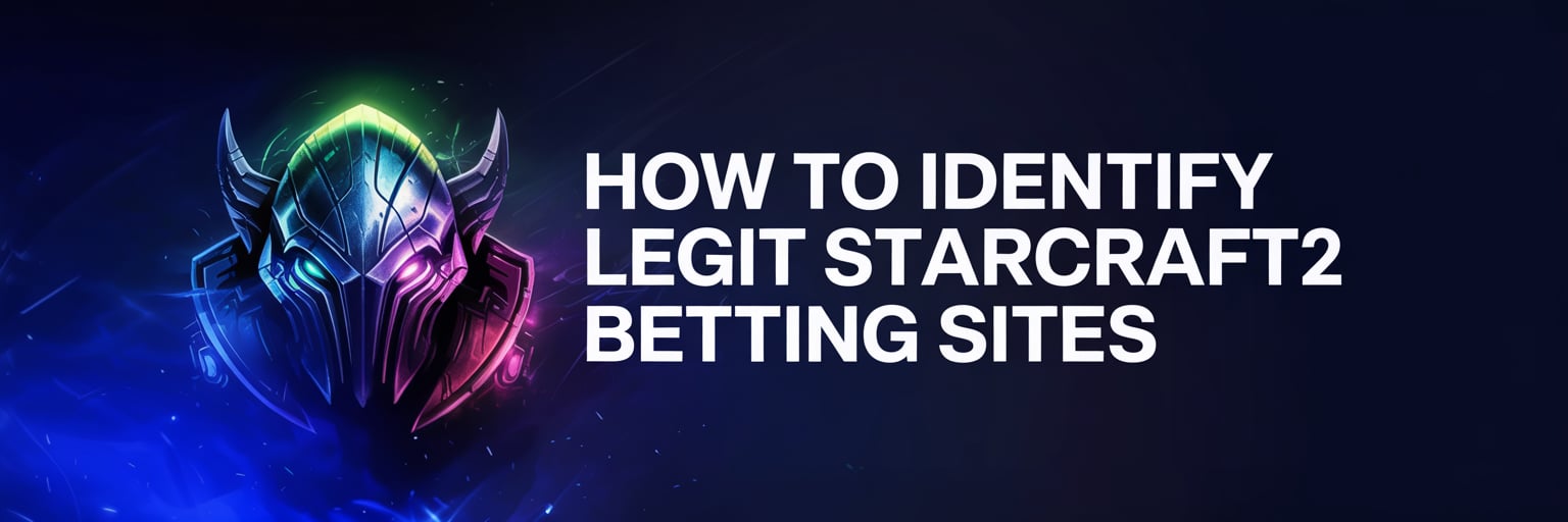 How to Identify Legit StarCraft2 Betting Sites
